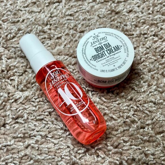 Sol de Janeiro 40 Spray and Bom Dia Bright Cream Set - Picture 1 of 4
